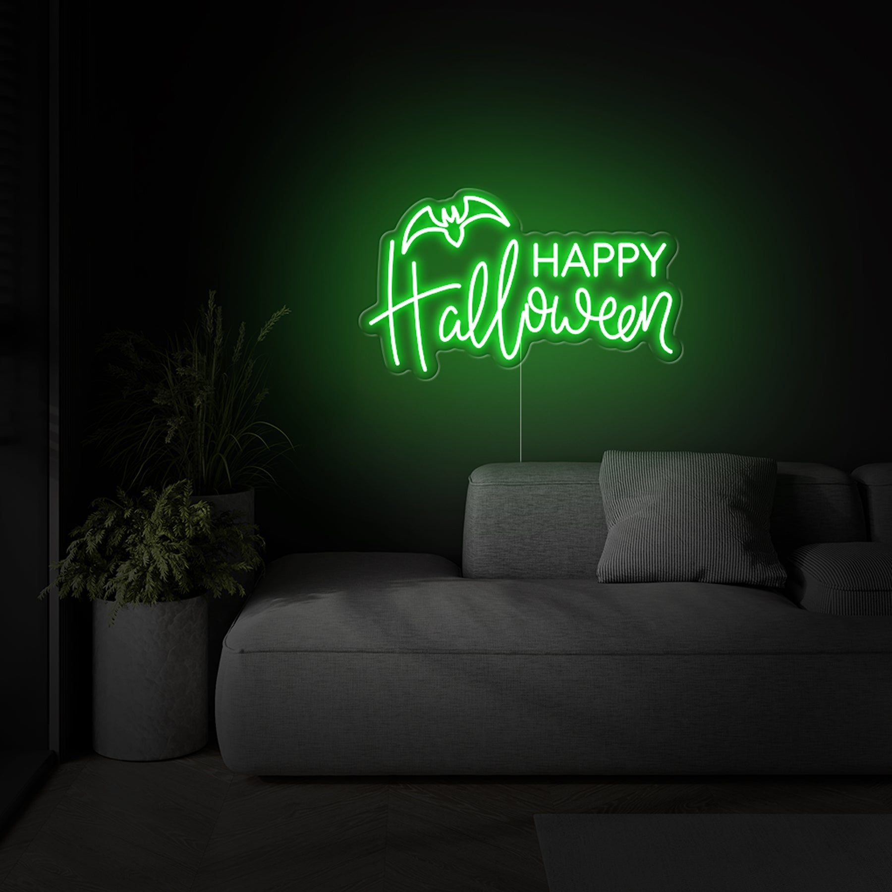 Happy Halloween Neon Sign