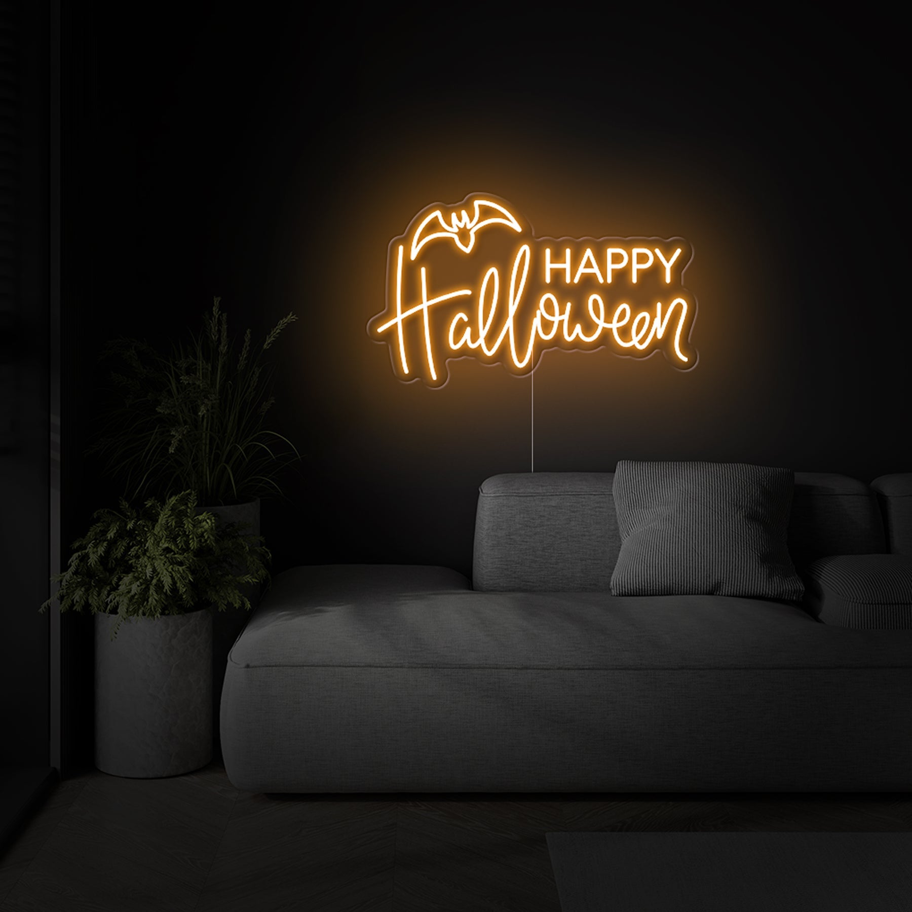 Happy Halloween Neon Sign