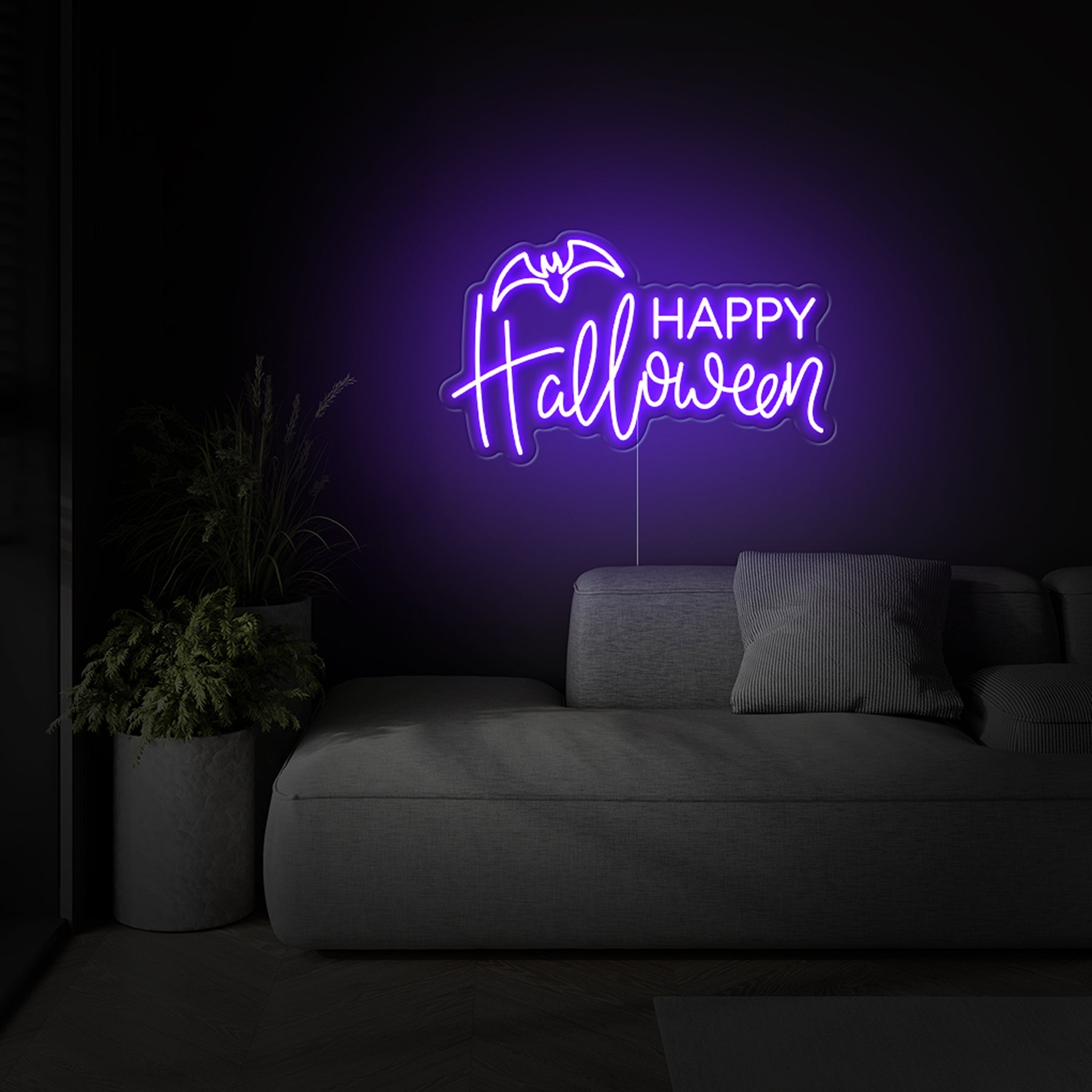 Happy Halloween Neon Sign