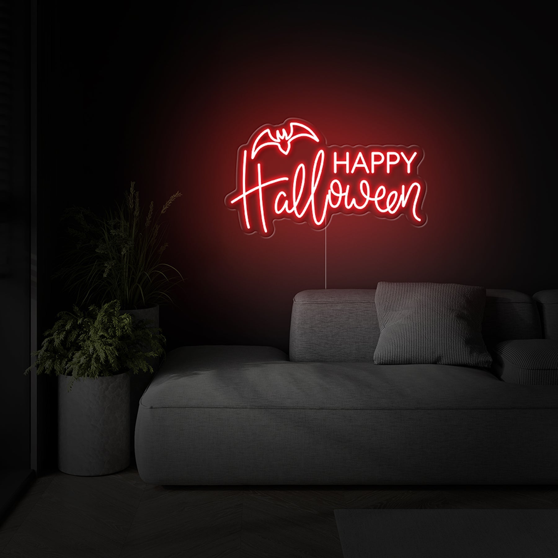 Happy Halloween Neon Sign