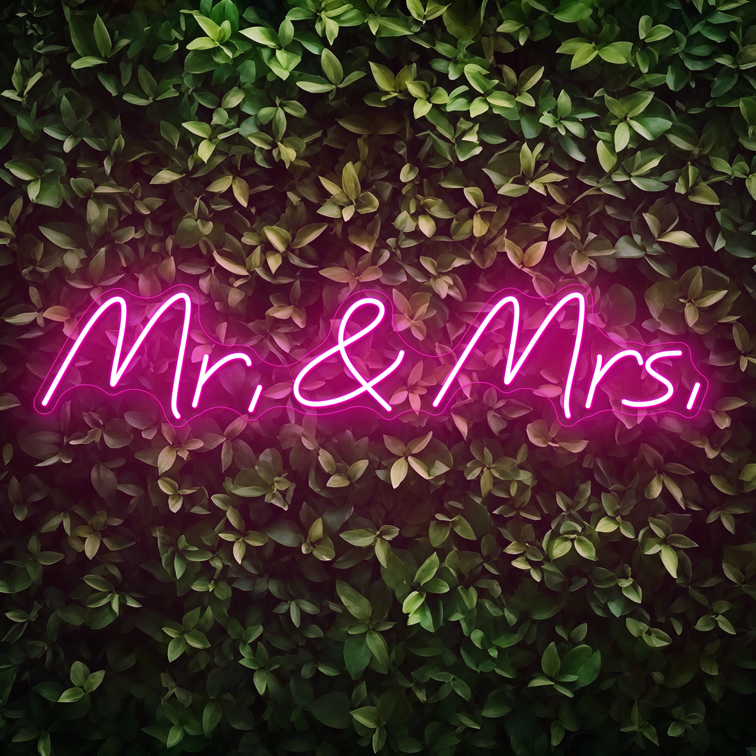 Mr.&Mrs. Neon Sign