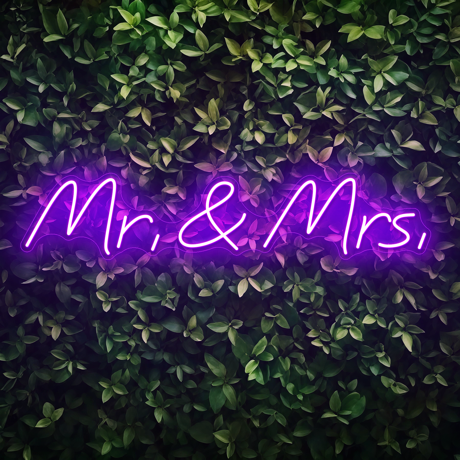 Mr.&Mrs. Neon Sign
