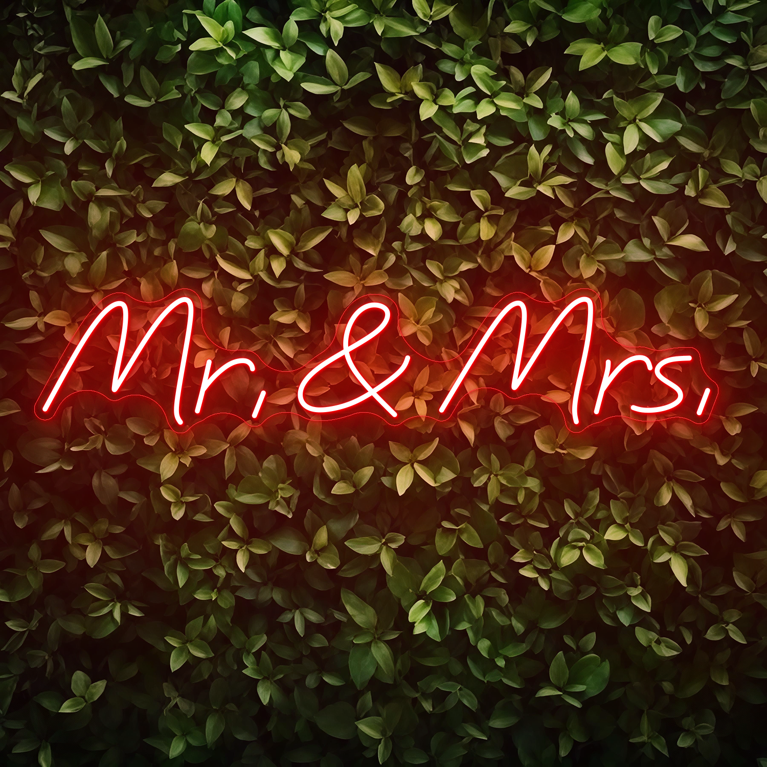 Mr.&Mrs. Neon Sign