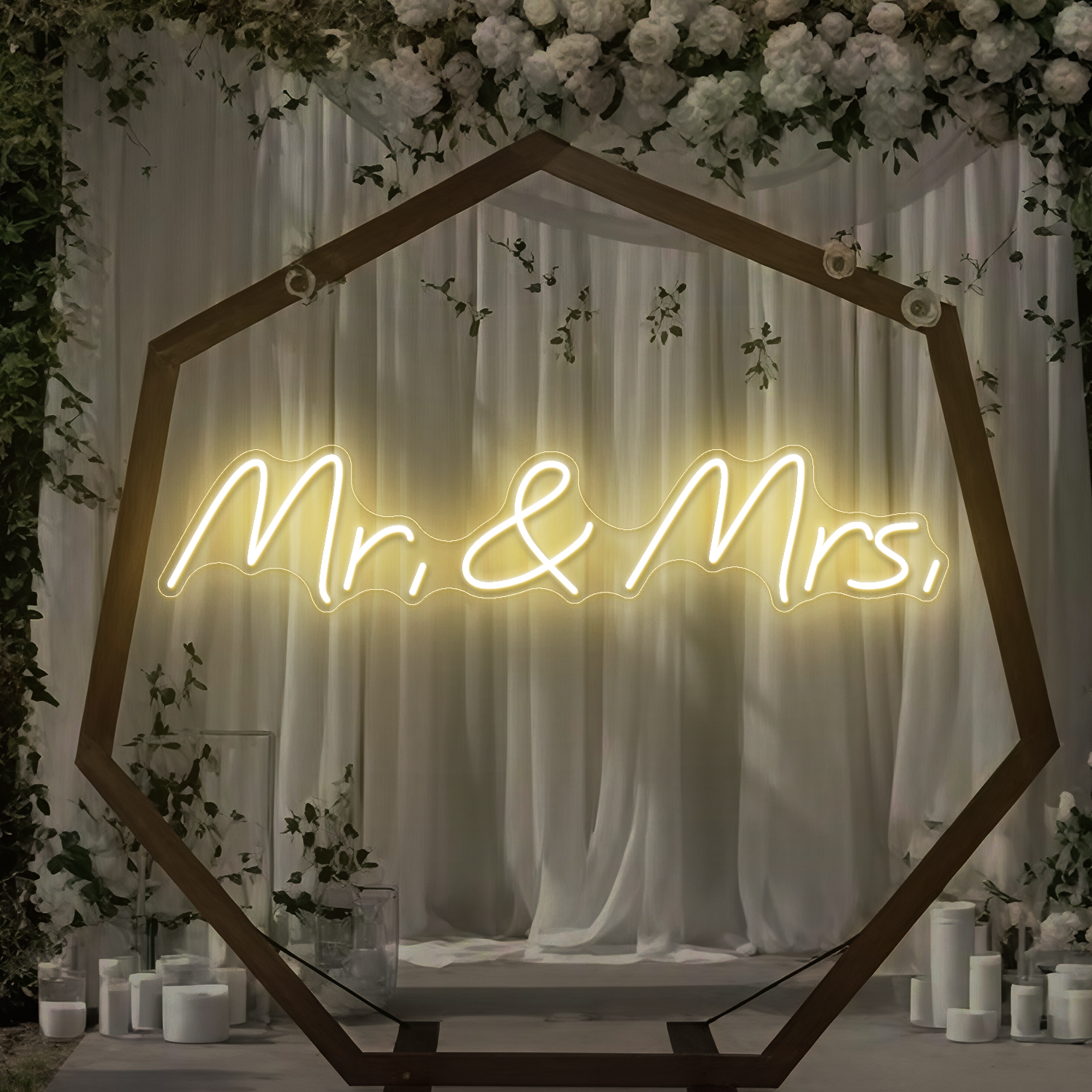 Mr.&Mrs. Neon Sign