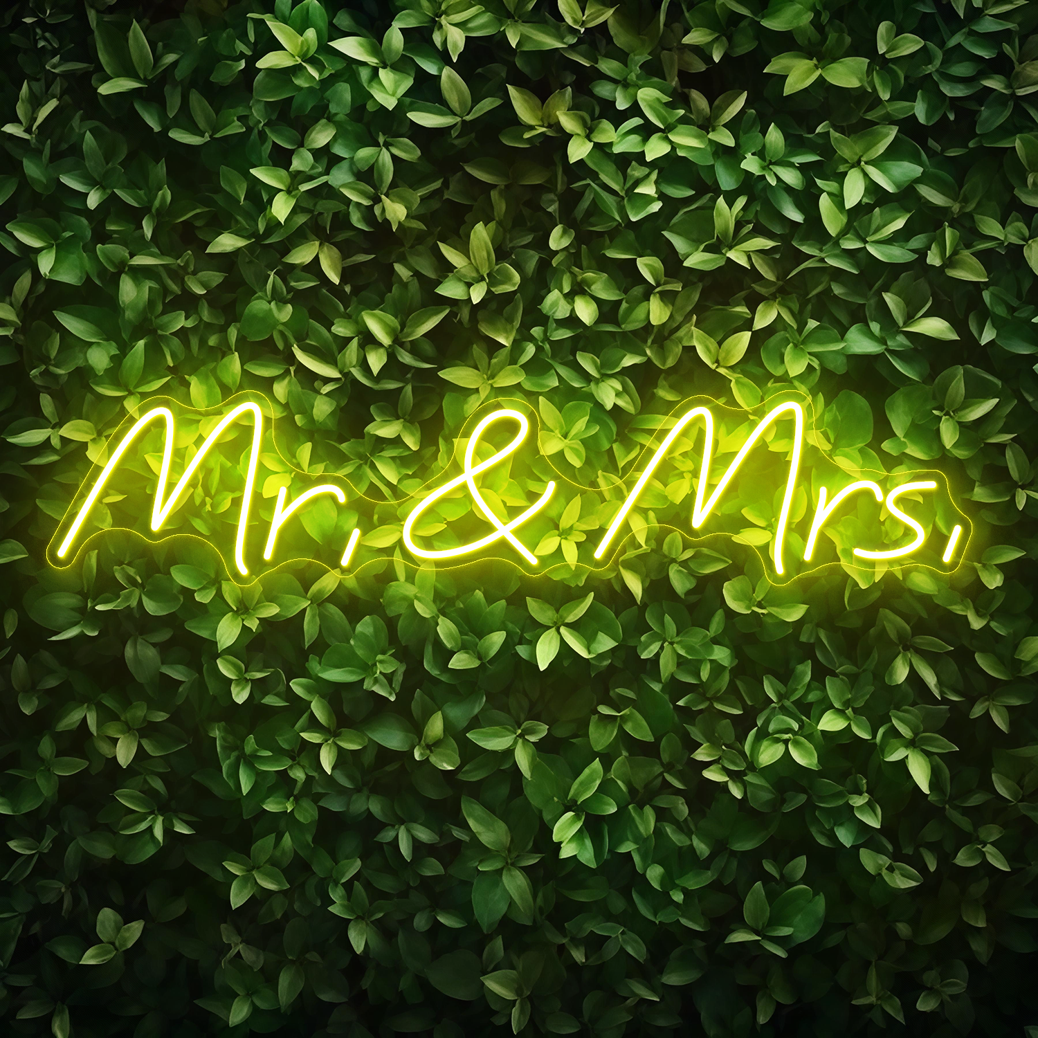 Mr.&Mrs. Neon Sign