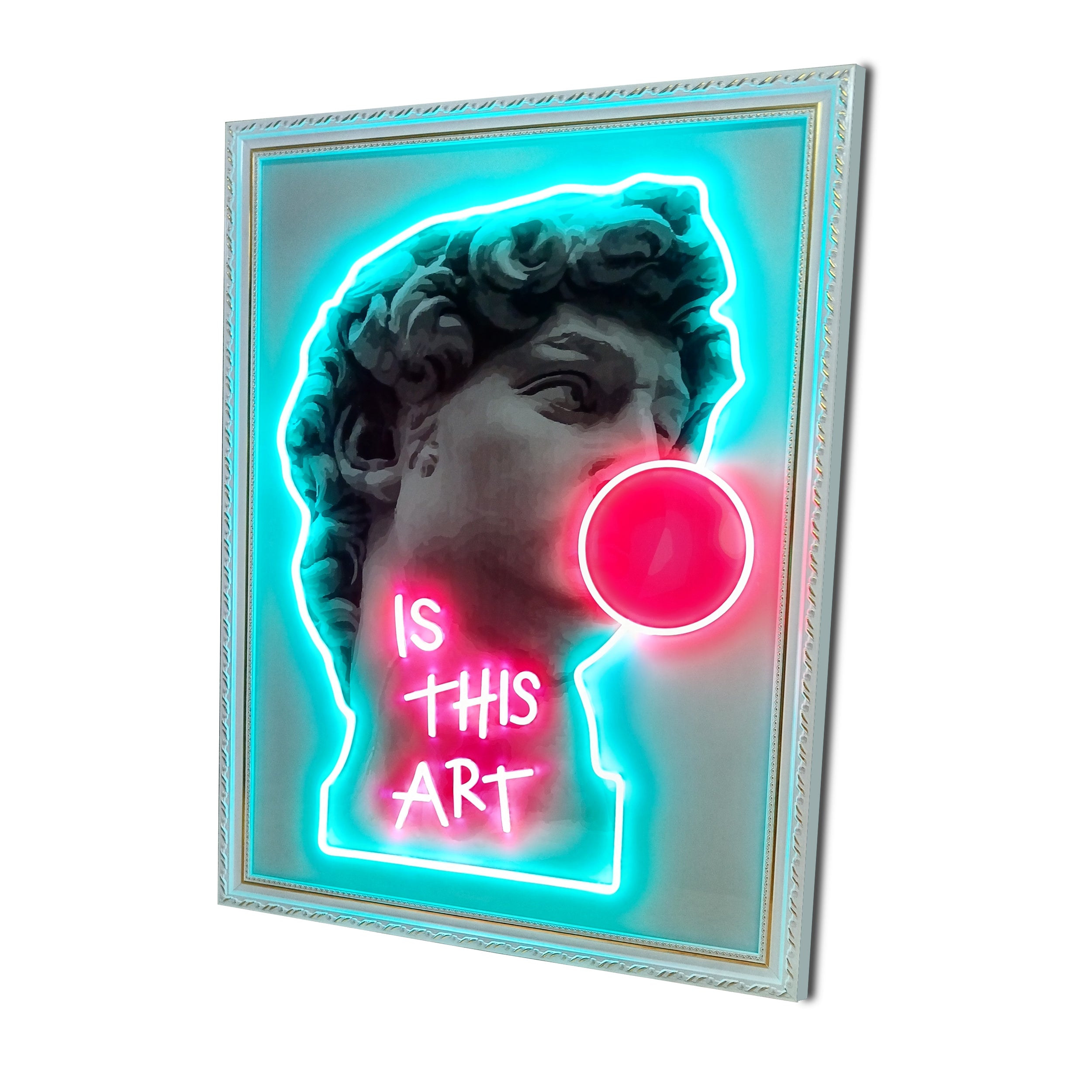 David Statue Neon Sign