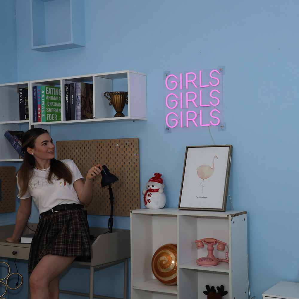Girls Neon Sign