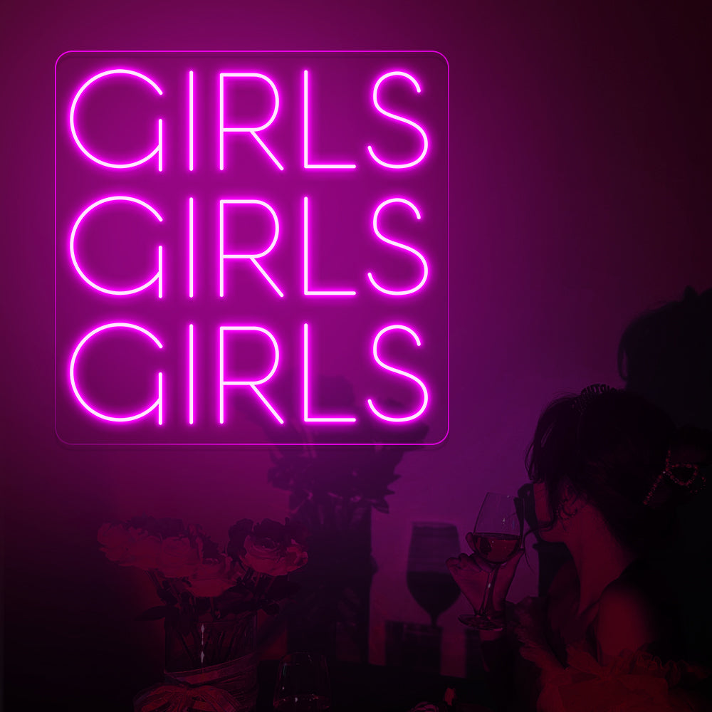 Girls Neon Sign