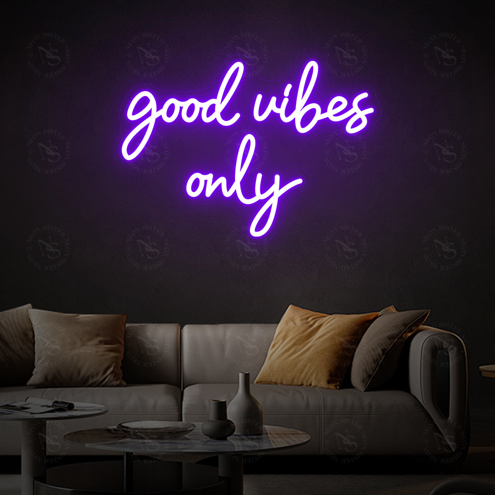 Good Vibes Only Neon Sign NS002412