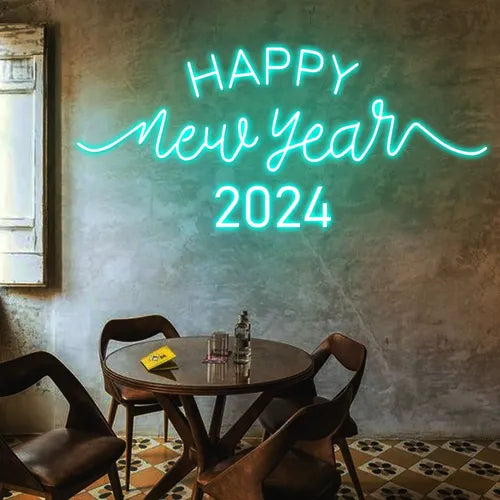 Happy New Year 2024 Neon Sign