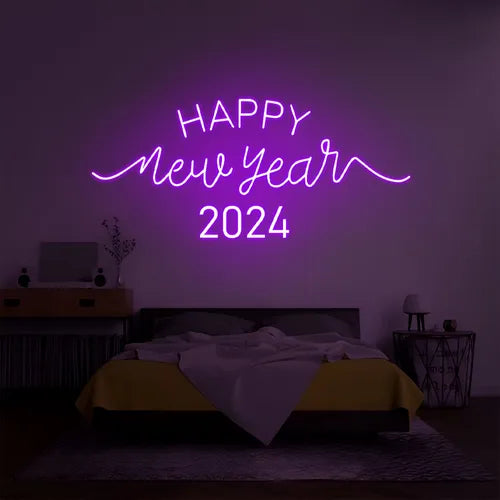 Happy New Year 2024 Neon Sign