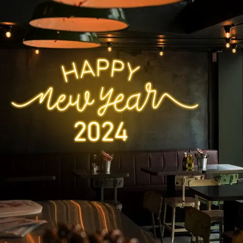 Happy New Year 2024 Neon Sign