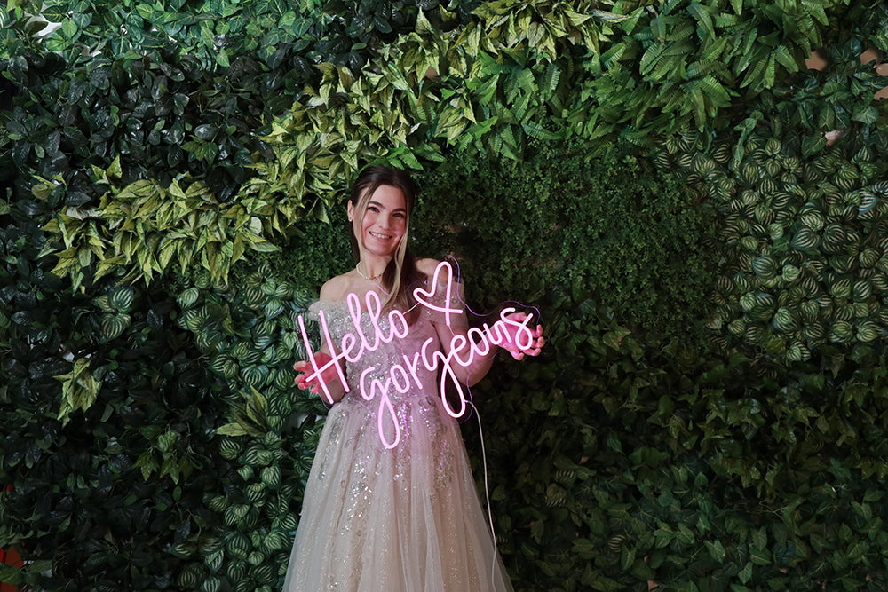 Hello Gorgeous Neon Sign