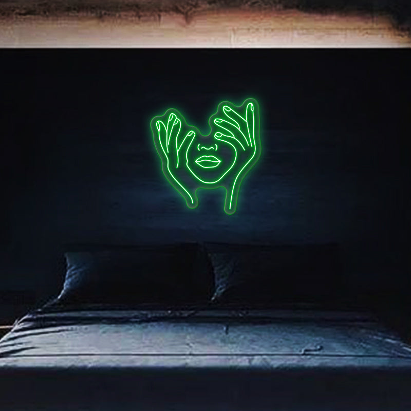 Hold Face Neon Sign