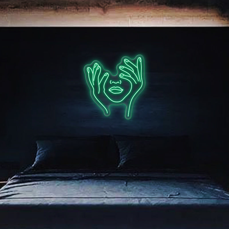 Hold Face Neon Sign
