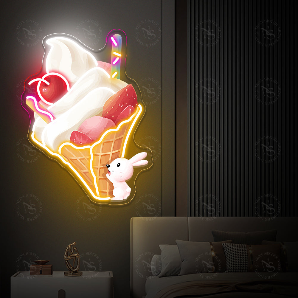 Ice Cream Neon Sign