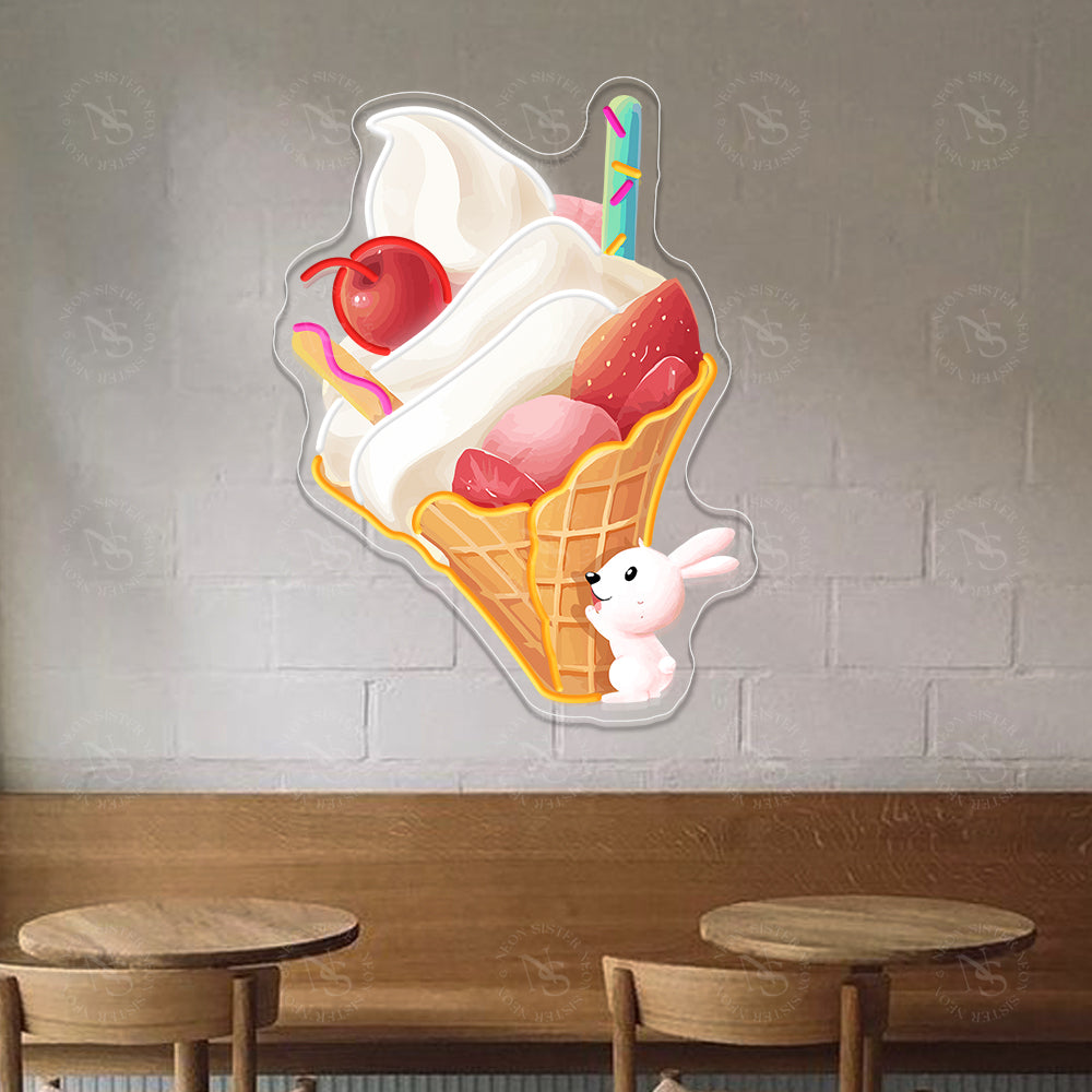 Ice Cream Neon Sign
