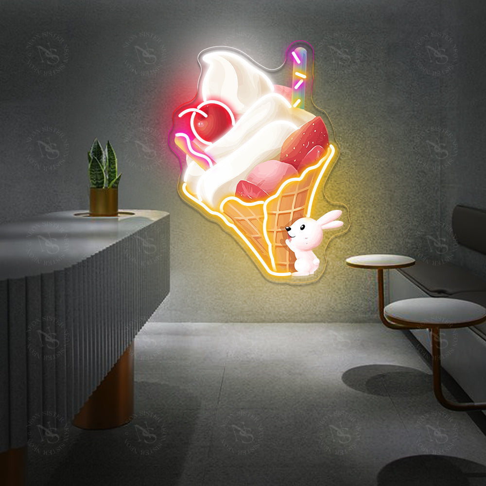 Ice Cream Neon Sign
