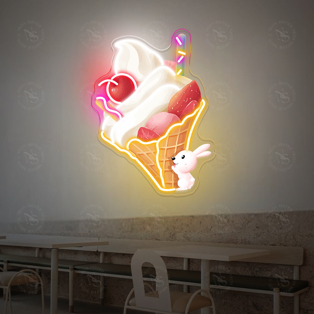Ice Cream Neon Sign