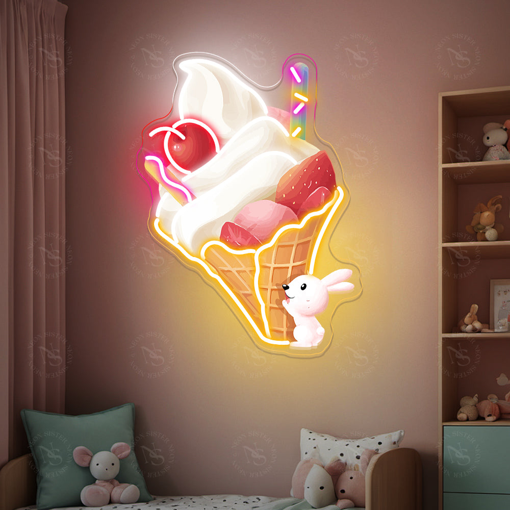 Ice Cream Neon Sign