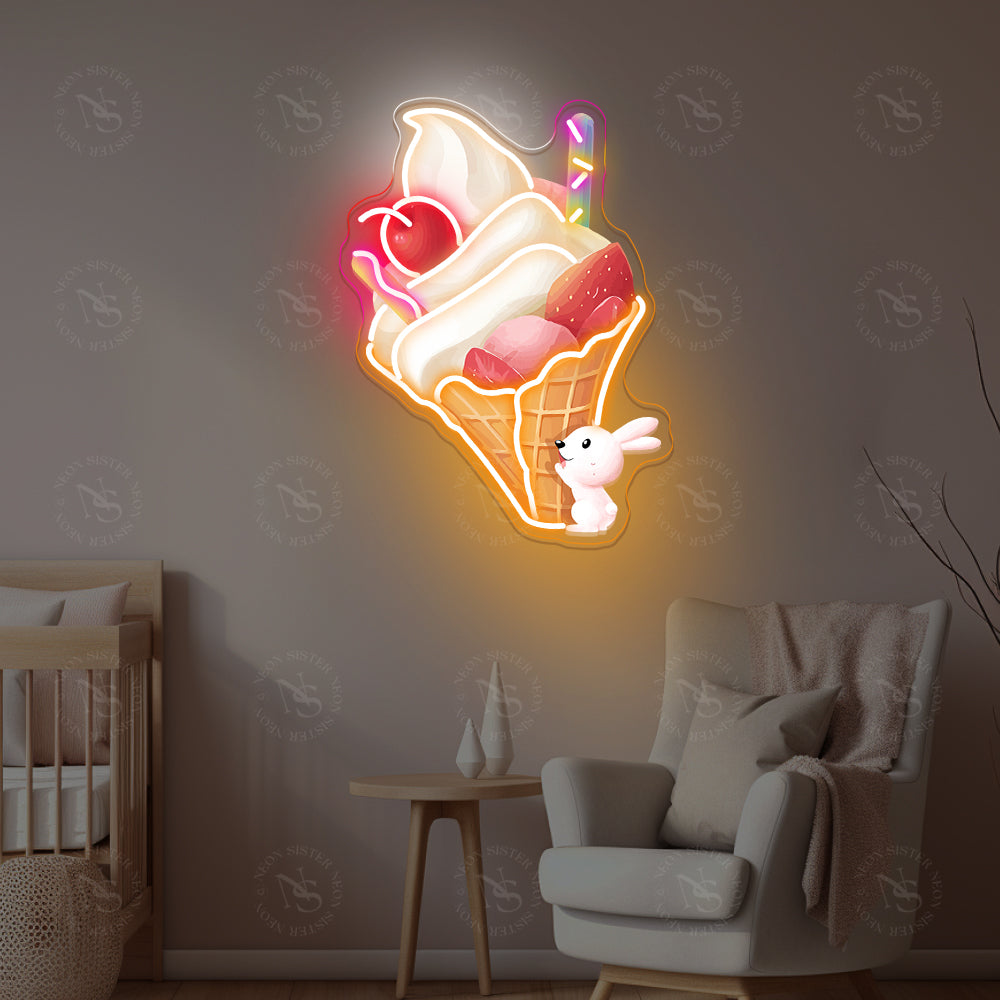 Ice Cream Neon Sign