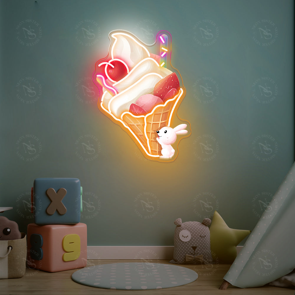 Ice Cream Neon Sign