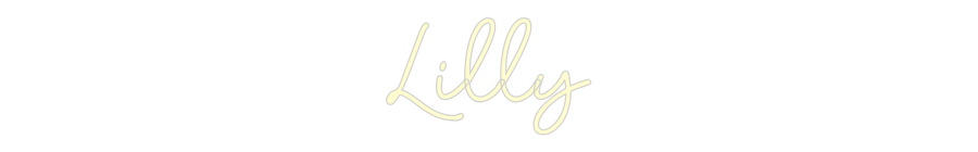 Custom Neon: Lilly