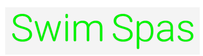 US Custom Neon: Swim Spas