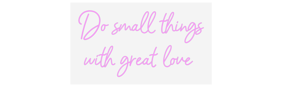 Custom Neon: Do small thin...