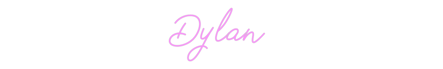US Custom Neon: Dylan