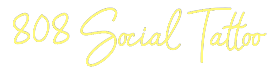 US Custom Neon: 808 Social Ta...