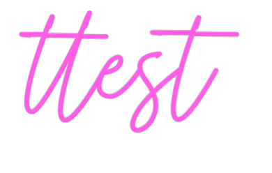 US Custom Neon: ttest