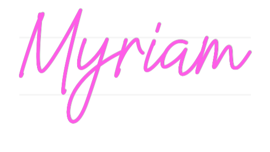 US Custom Neon: Myriam