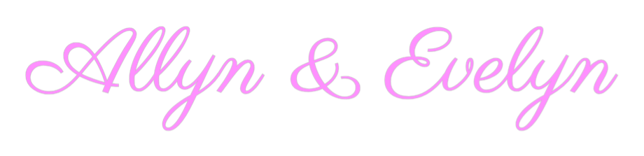US Custom Neon: Allyn & Evelyn