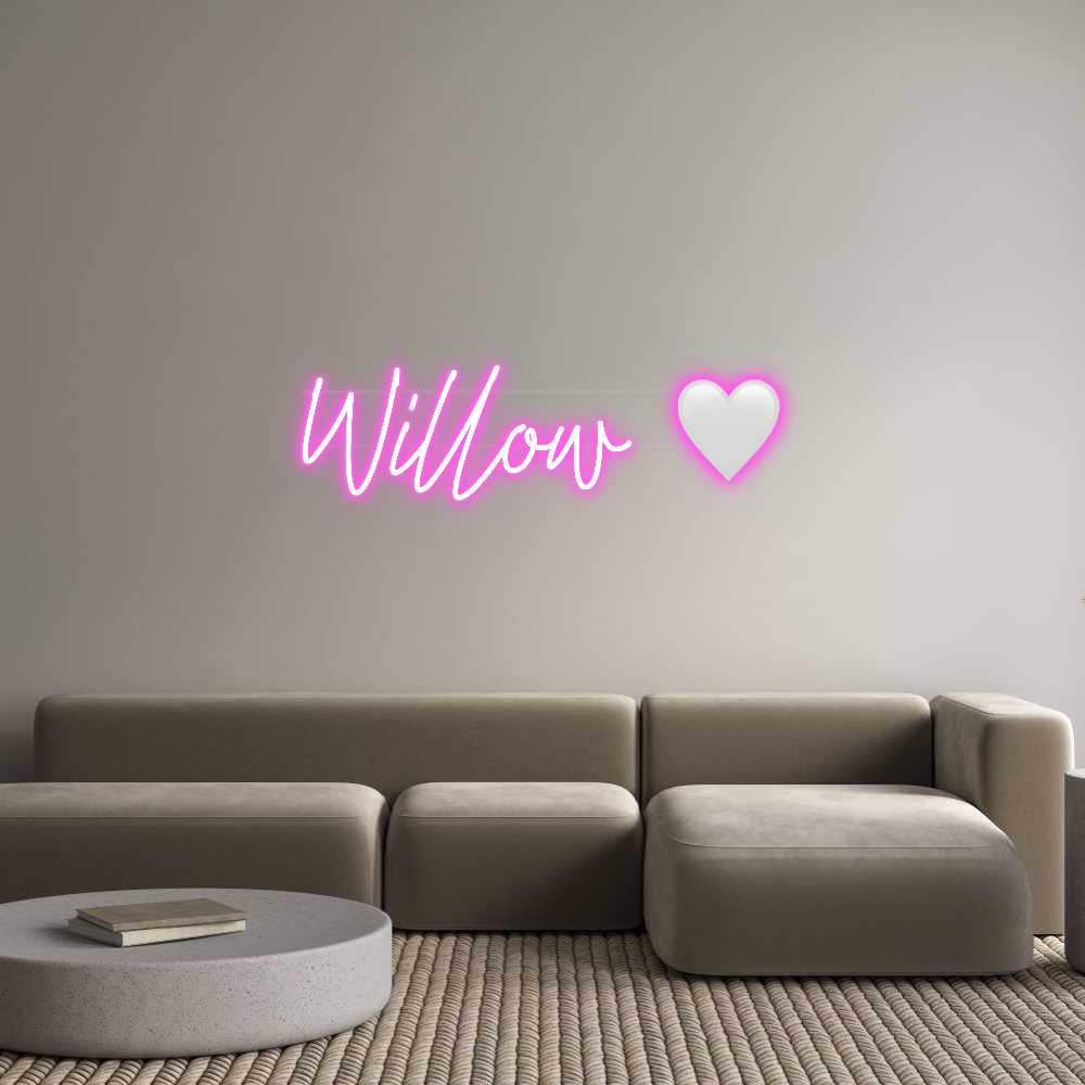 Custom Neon: Willow 🤍