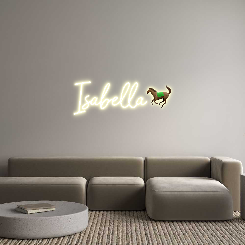 Custom Neon: Isabella🐎