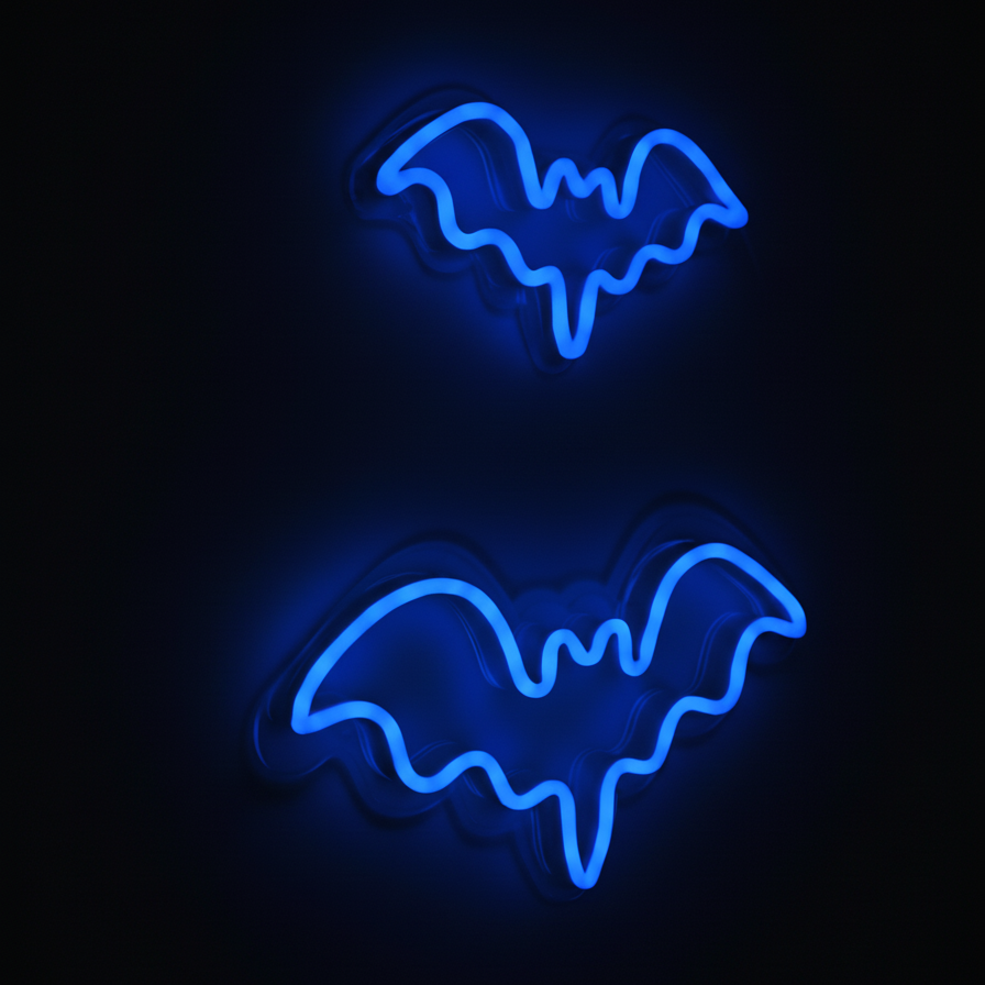 Bat Halloween Neon Sign