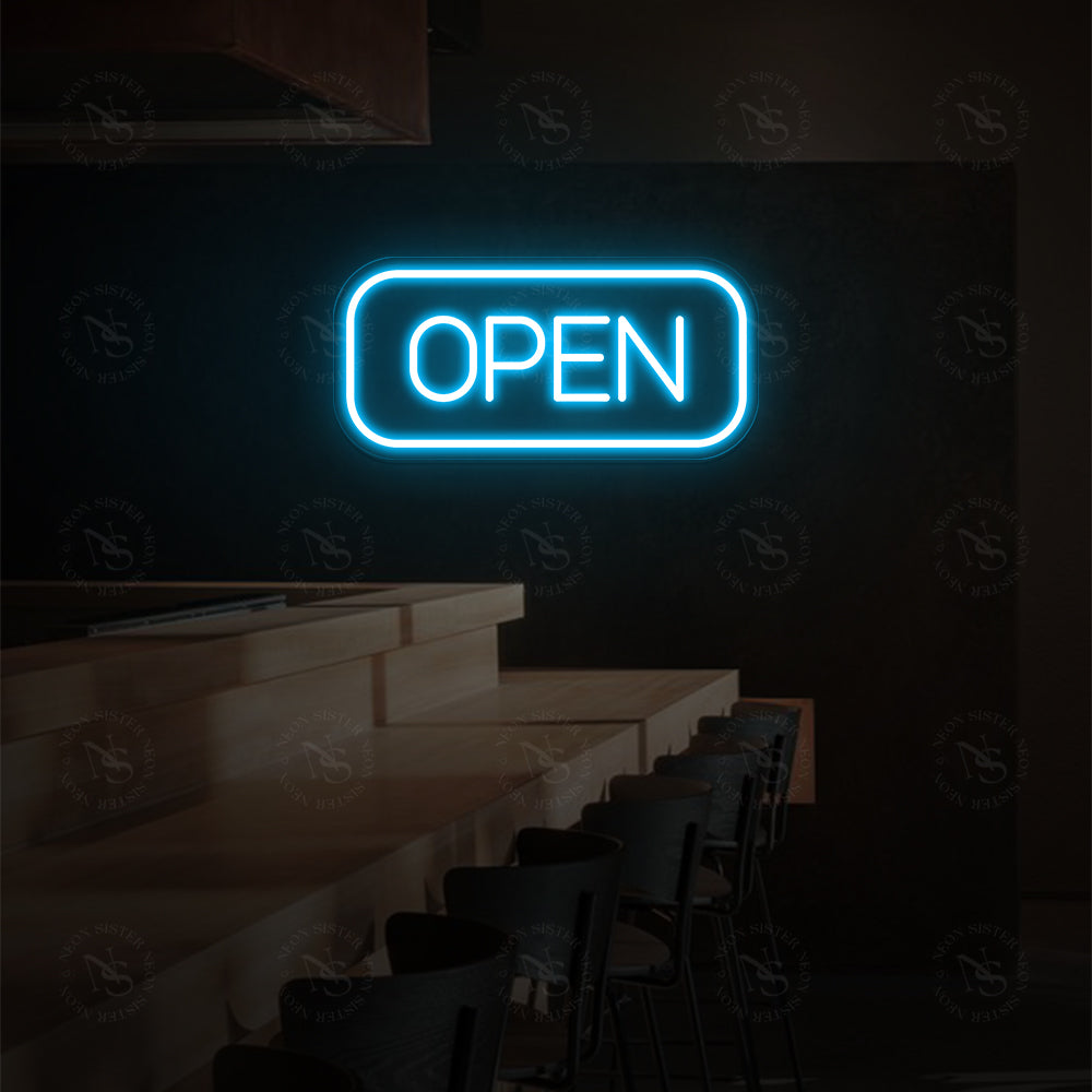 Open Neon Sign