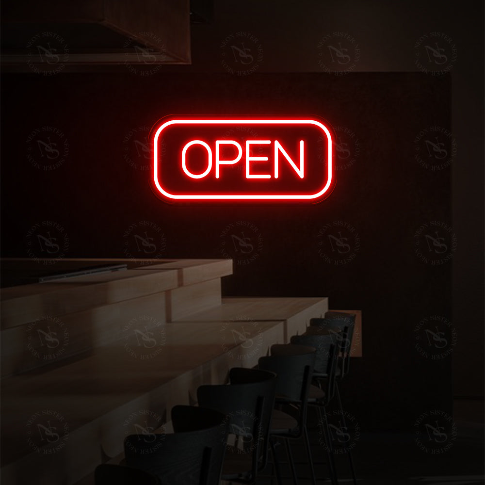 Open Neon Sign