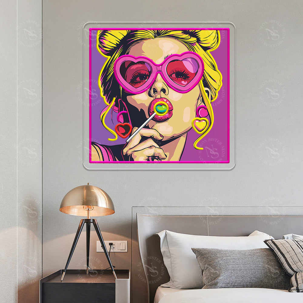 Sailor Moon Neon Artwork