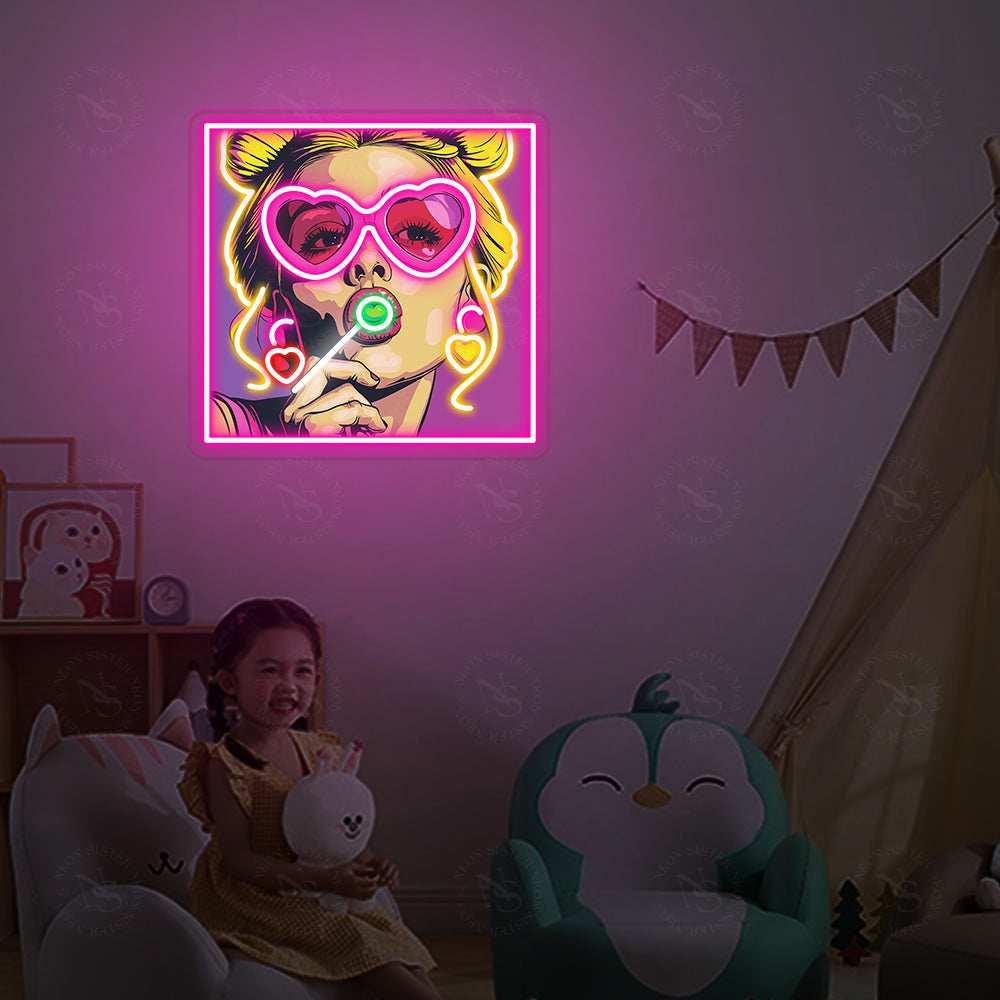 Sailor Moon Neon Artwork