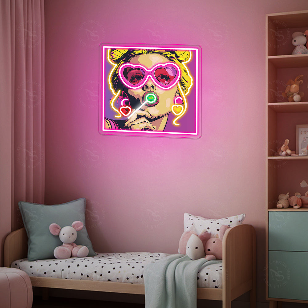 Sailor Moon Neon Artwork
