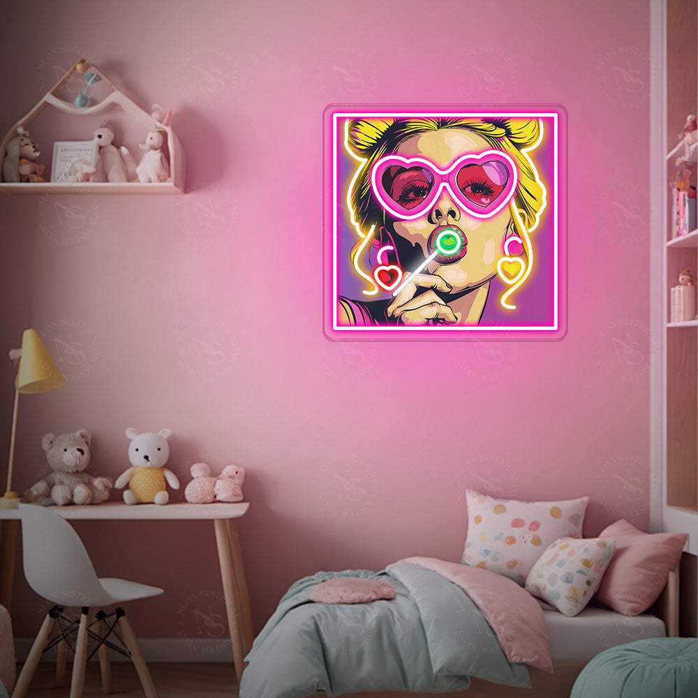 Sailor Moon Neon Artwork