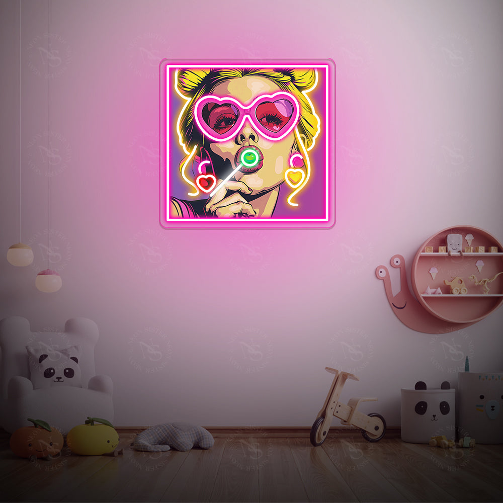 Sailor Moon Neon Artwork