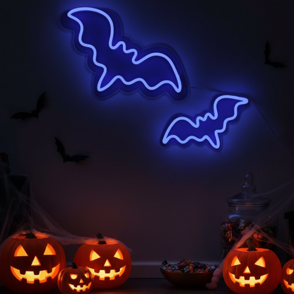 Bat Halloween Neon Sign