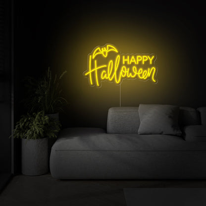 Happy Halloween Neon Sign