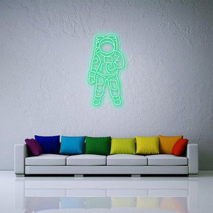 Astronaut neon teken