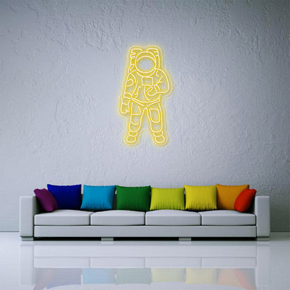 Astronaut neon teken