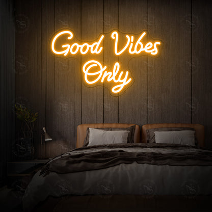Alleen goed vibes neon teken