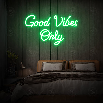 Alleen goed vibes neon teken